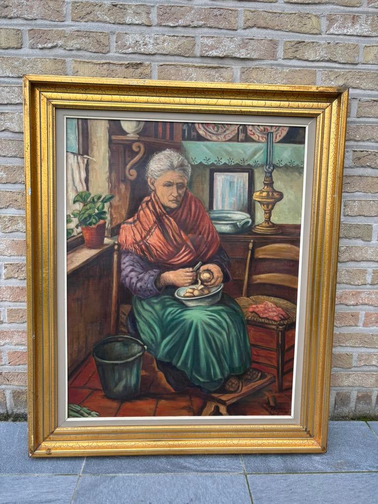 Peinture de Michel Lapaige (Zottegem, 1911-1990), Enlèvement ou Envoi