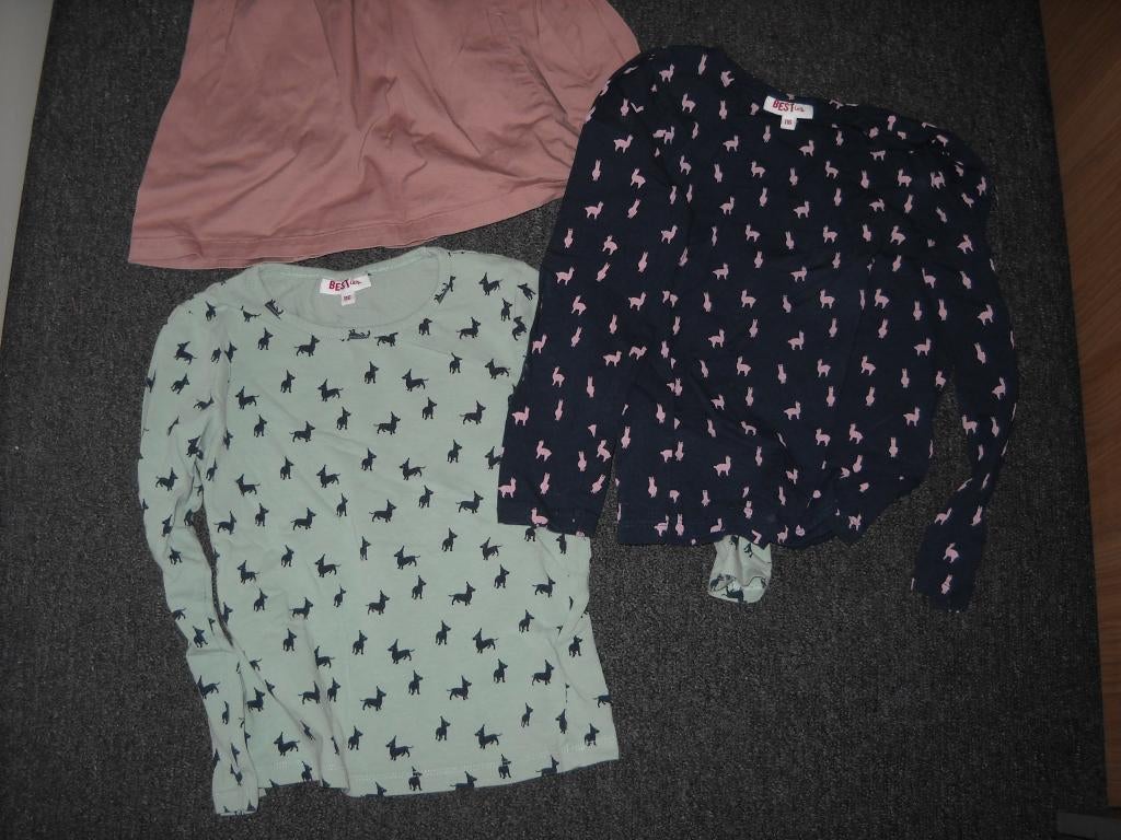 meisjeskleding-116-eva mouton-jbc-limon,fred en ginger, Ophalen, Zo goed als nieuw, Meisje