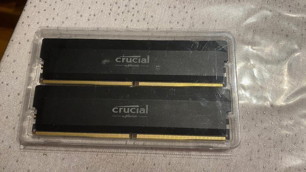 Crucial DDR5 Pro 32 GB (2x16 GB) DRAM 6000 MHz CL36, Computers en Software, RAM geheugen, 32 GB, Nieuw, Ophalen of Verzenden, Desktop