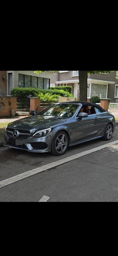 Mercedes c 250D AMG 9G Tronic, Autos, Mercedes-Benz, Cuir, Argent ou Gris, Achat, Euro 6