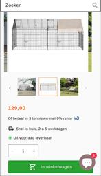 Animaux - Lapins - courez, poulets - courez, Enlèvement, Comme neuf, Enclos