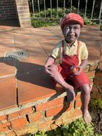 Garçon en pierre avec pomme, décoration de jardin, Enlèvement