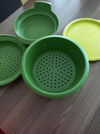 Stoomkoker (tupperware) voor microgolfoven. 25 cm diameter., Huis en Inrichting, Ophalen
