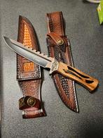 Lederen schede voor bowie knife, Ophalen of Verzenden