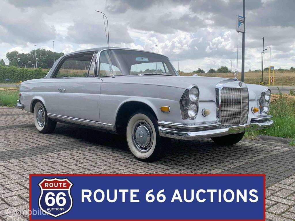 Mercedes-Benz 220 SE Coupe | 1963 | Route 66 Auctions, Zwart, Mercedes-Benz, Bedrijf, Handgeschakeld