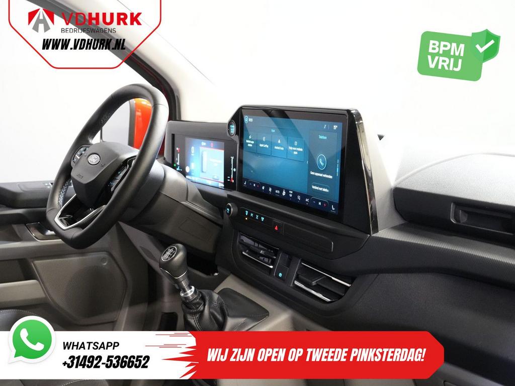 Ford Transit Custom 2.0 TDCI 150 pk L2 Limited Garantie tot, Autos, Rouge, Achat, Entreprise, Boîte manuelle