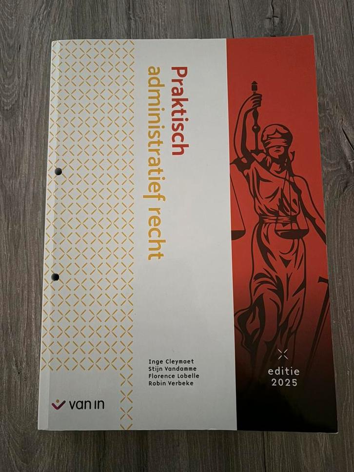 Praktisch administratief recht editie 2025, Boeken, Studieboeken en Cursussen, Zo goed als nieuw, Ophalen of Verzenden