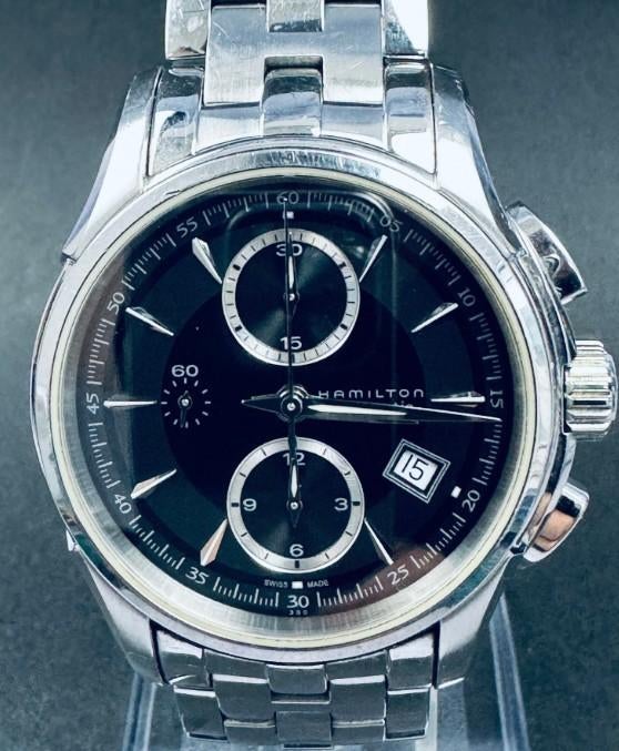 HAMILTON JAZMASTER CHRONO H326161, Ophalen, Zo goed als nieuw, Staal