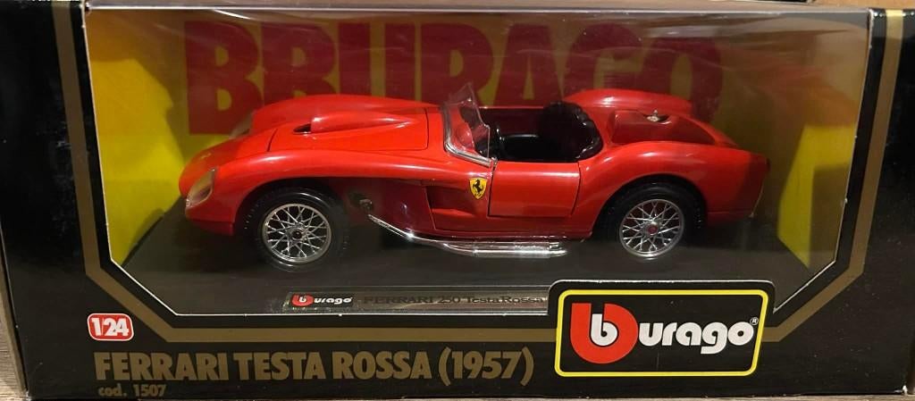 Burago Ferrari Testarossa 1957, Hobby & Loisirs créatifs, Envoi, Neuf, Voiture, Burago