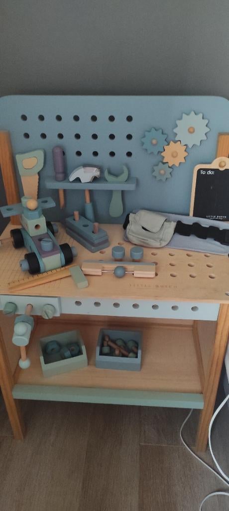 Little dutch werkbank met EXTRA toebehoren, Enlèvement, Utilisé, Autres types