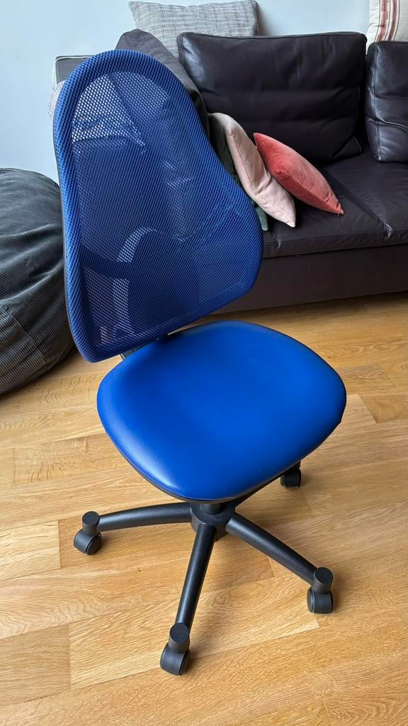 Chaise de bureau enfant Flexa, Maison & Meubles, Chaises de bureau, Utilisé, Chaise de bureau, Bleu, Enlèvement