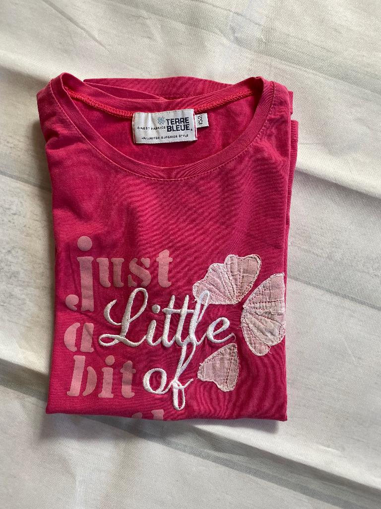 Set van 3 T-shirts voor meisjes van 10 jaar €6,00, Meisje, Ophalen of Verzenden, Zo goed als nieuw, Setje