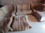 zithoek TOGO  Ligne Roset: 2 maal 2-zit, 2 hoeken, 2 poefen, Ophalen, Gebruikt, Stof, Vintage