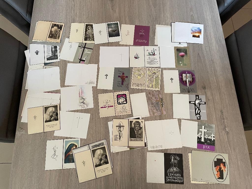 Oude bidprentjes, Verzamelen, Bidprentjes en Rouwkaarten, Ophalen, Bidprentje