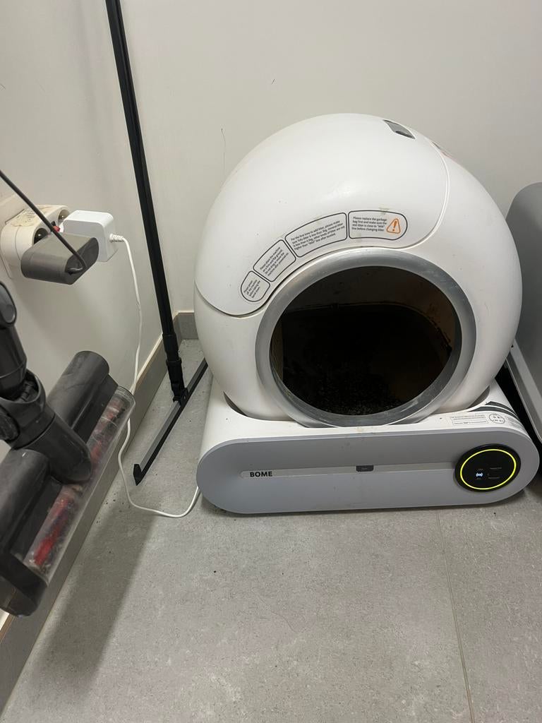 Automatische kattenbak met afvalzakken inbegrepen, Dieren en Toebehoren, Kattenbakken, Ophalen, Zelfreinigend, Gebruikt