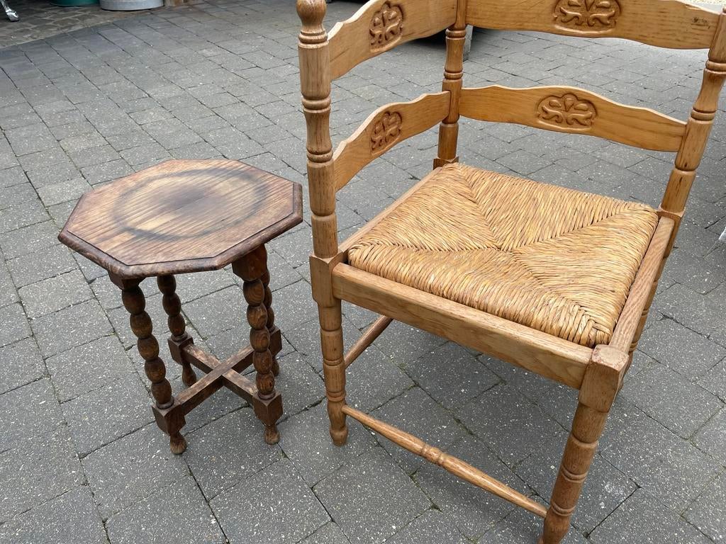 Zetetje +planten staander., Ophalen, Gebruikt