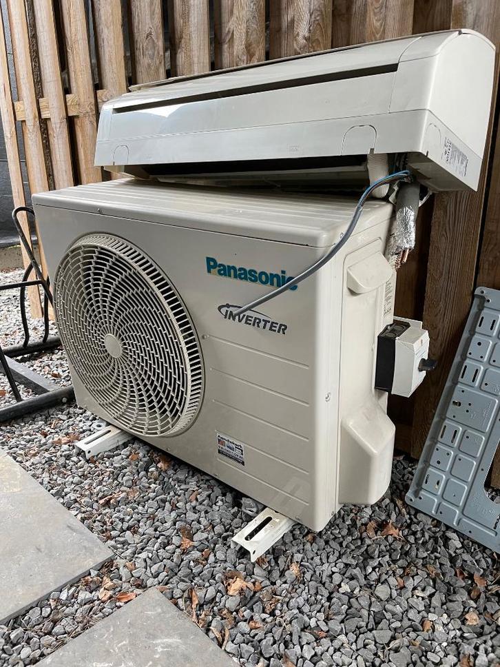 Airco compleet, binnen en buiten unit, Electroménager, Climatiseurs, Comme neuf, Climatisation murale, 60 à 100 m³, Refroidissement et Déshumidification