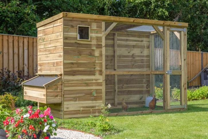 Kippenhok Toon links, Dieren en Toebehoren, Pluimvee | Toebehoren, Nieuw, Kippenhok of Kippenren, Ophalen of Verzenden