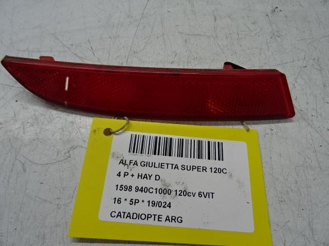 CATADIOPTRE GAUCHE Alfa Romeo Giulietta (940), Autos : Pièces & Accessoires, Utilisé, Alfa Romeo
