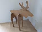 Houten rendier deco 1m, Ophalen, Zo goed als nieuw