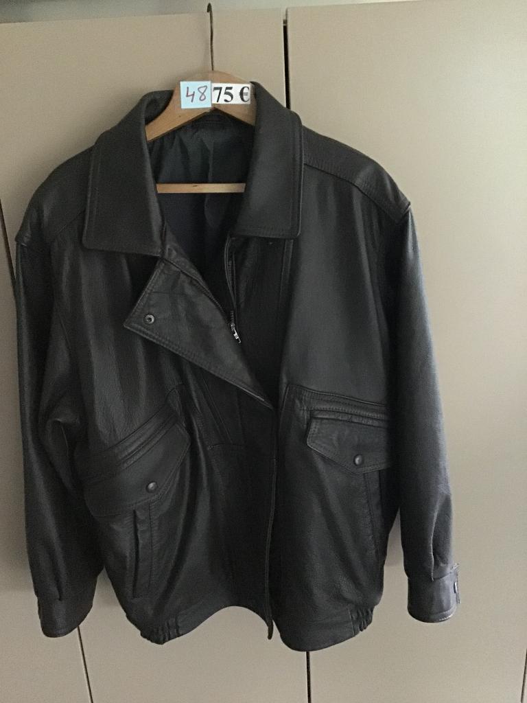 lederen dames jas maat 48 met gratis verzending, Kleding | Dames, Ophalen of Verzenden, Zo goed als nieuw, Maat 46/48 (XL) of groter