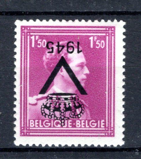 PR70-Cu** 1945 - Timbre  impression inversée, Enlèvement ou Envoi, Non oblitéré, Neuf