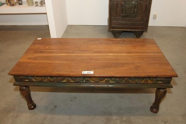 SALONTAFEL OLD PAINTED INDIA * -50 % KORTING Flamant, Antiek en Kunst, Curiosa en Brocante, Ophalen