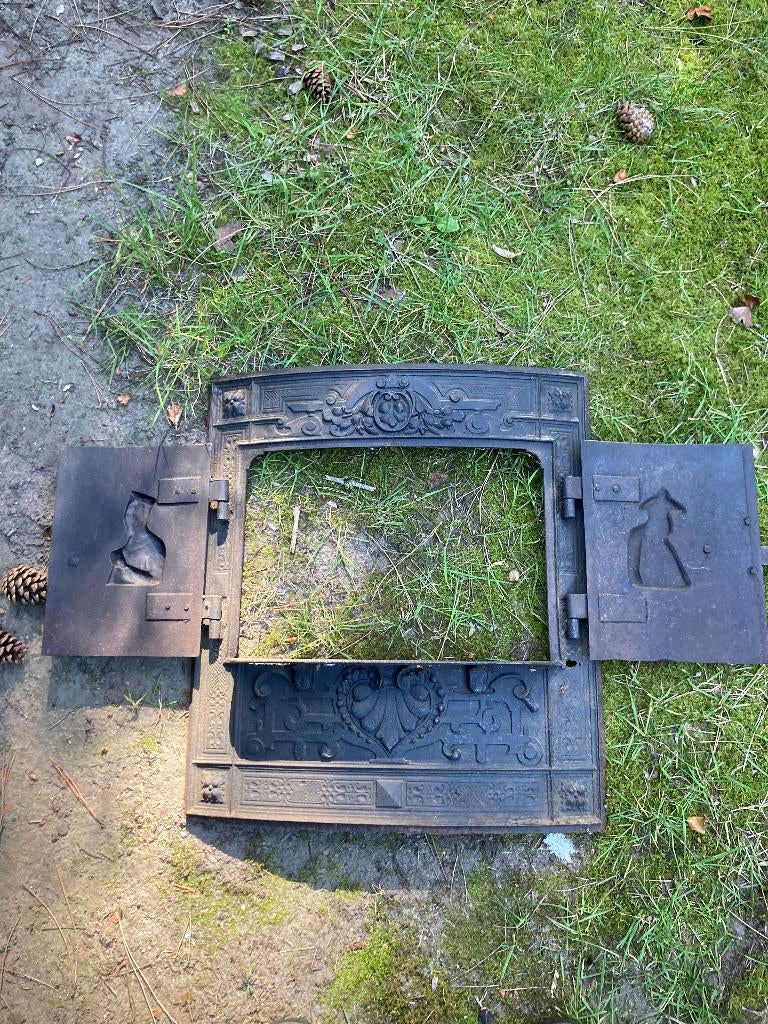 gietijzeren oven deur ovendeur bakoven 2x, Elektronische apparatuur, Ovens, Ophalen, Oven