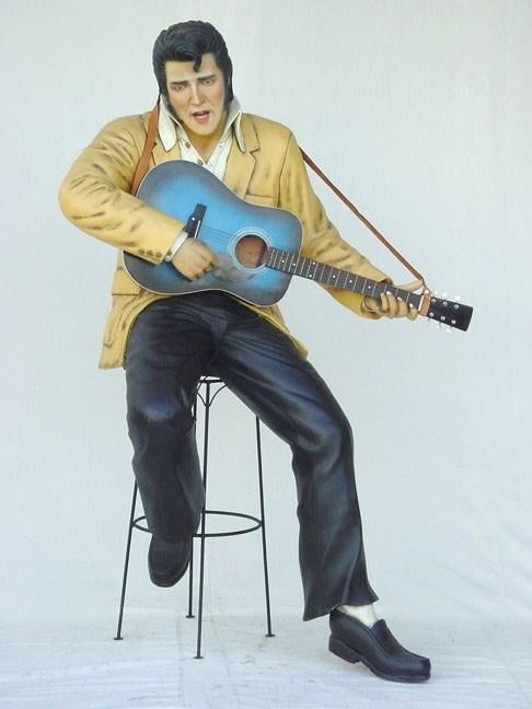 Elvis Presley with Gitaar – Elvis Beeld - hoogte 178 cm, Verzamelen, Ophalen, Nieuw