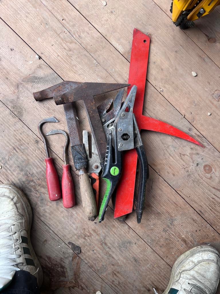 Materiaal voor leien, Ophalen, Zo goed als nieuw