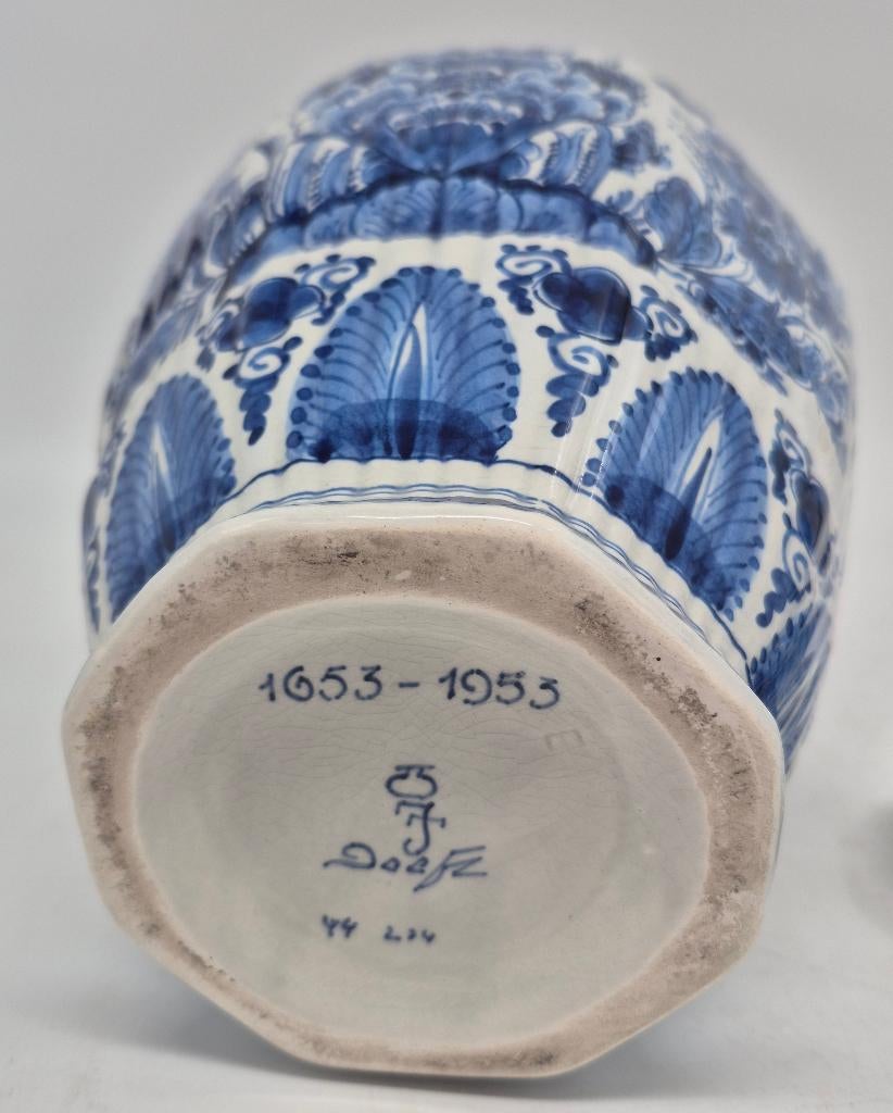 Delfts blauwe dekselvaas, Antiek en Kunst, Ophalen of Verzenden