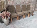 Art de 4 chaises country :, Maison & Meubles, Autres couleurs, Comme neuf, Enlèvement, Osier ou Rotin