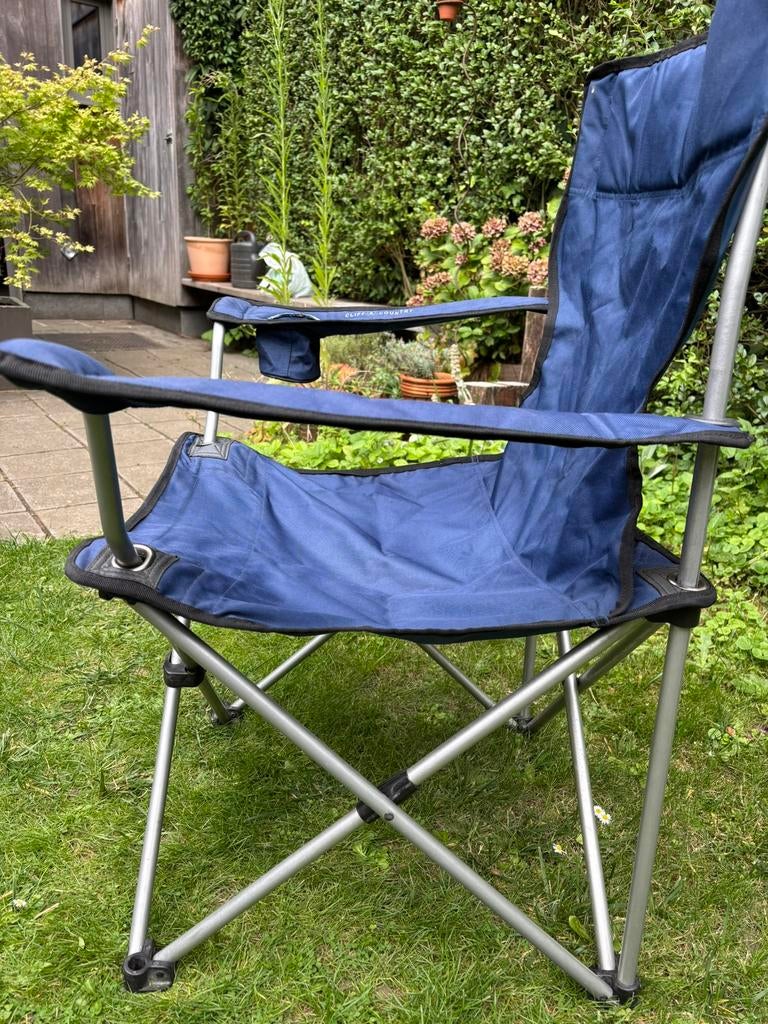 Opvouwbare kampeer- of tuinstoel, Ophalen, Zo goed als nieuw