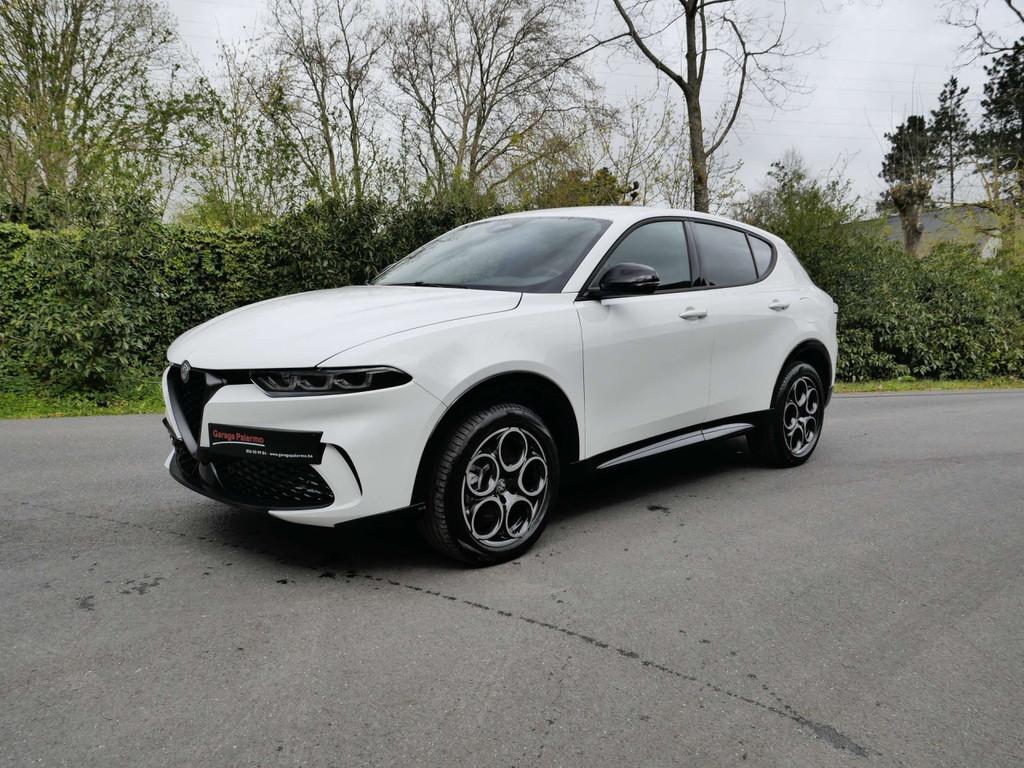 Alfa Romeo Tonale Q4 Sprint 190PK+garantie tot 48 ste maand, Auto's, Gebruikt, Zwart, 4 cilinders, Wit