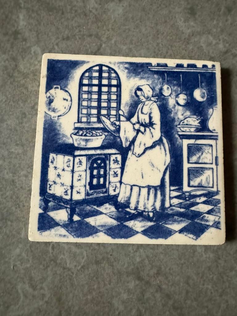 Delfts blauw wandbord, Antiek en Kunst, Ophalen of Verzenden