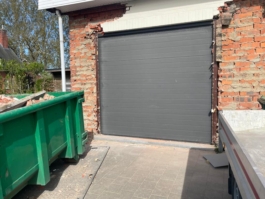 Pvc garagepoort, Ophalen, Gebruikt