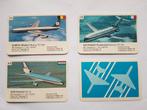 Jeu d'atout Quartet Avions de ligne Vintage 70-80's, Enlèvement ou Envoi, Utilisé