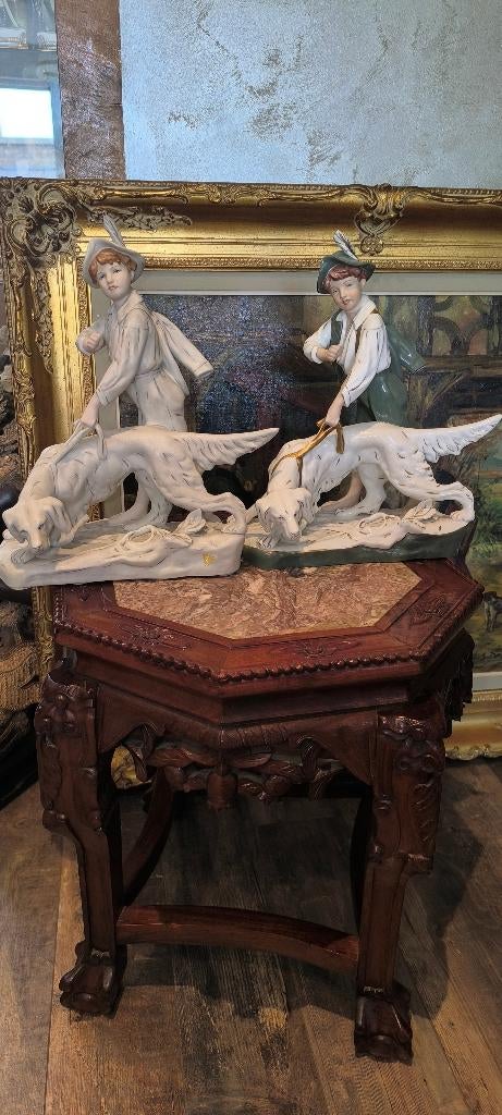 2 Royal Dux porselein beelden, Antiek en Kunst, Antiek | Porselein, Ophalen