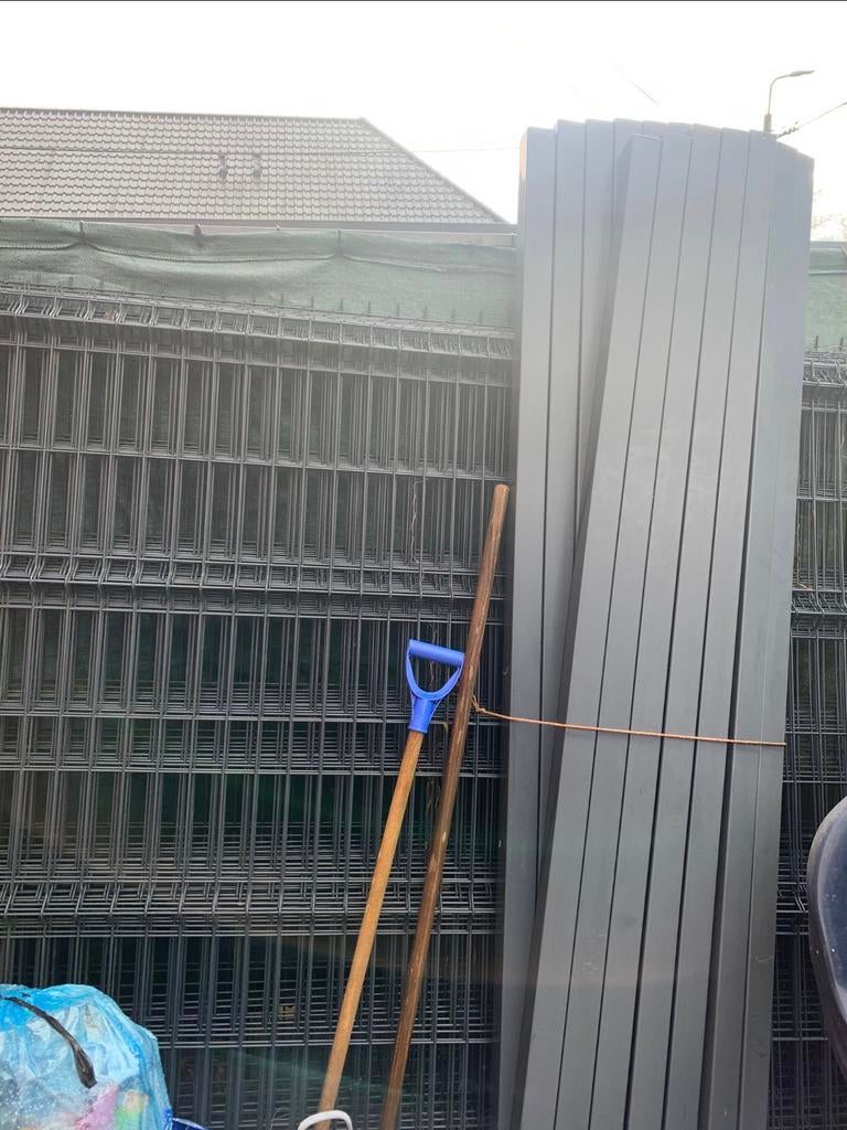 cloture avec poteau, Jardin & Terrasse, Enlèvement, Comme neuf