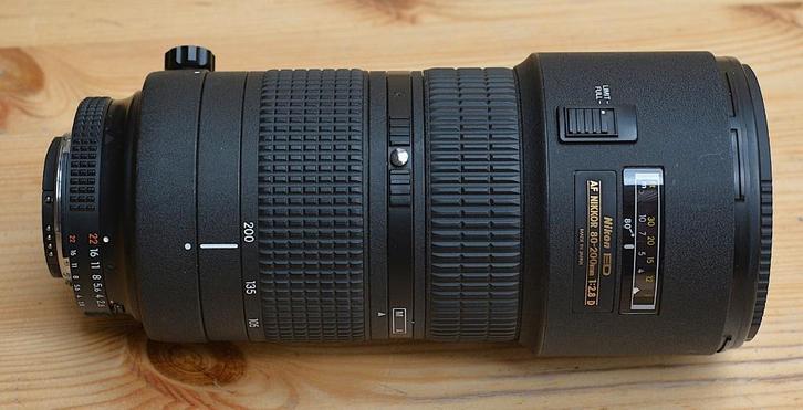Téléobjectif Nikon 80-200 f/2.8 ED, Audio, Tv en Foto, Foto | Lenzen en Objectieven, Zo goed als nieuw, Telelens, Zoom, Ophalen of Verzenden