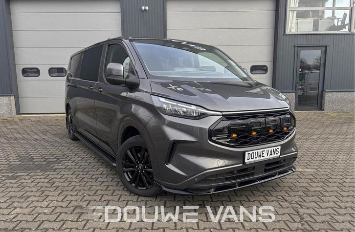 Ford Transit Custom Dubbel Cabine L2 H1 Trekhaak Frontlip Si, Auto's, Bestelwagens en Lichte vracht, Bedrijf, Te koop, ABS, Achteruitrijcamera