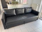 Canapés lit noire ️, Maison & Meubles, Canapés | Salons, Enlèvement, Comme neuf