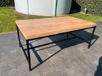 salontafel met volhouten blad, Huis en Inrichting, Tafels | Salontafels, 100 tot 150 cm, 50 tot 100 cm, Zo goed als nieuw, Minder dan 50 cm