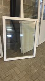 PVC raam 120x100 cm met dubbel glas (6st), Ophalen, Gevelraam of Ruit, 80 tot 120 cm, 80 tot 120 cm