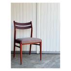 Vintage set (4) teakhouten eetkamerstoelen | Mid Century, Ophalen of Verzenden