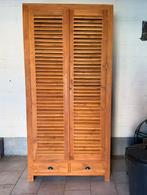 Armoire, Maison & Meubles, Teck, Avec tablette(s), 150 à 200 cm, Comme neuf