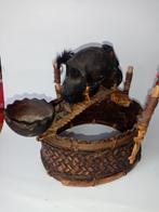 Coiffe chamanique authentique de la tribu Ifugao Philippines, Ophalen of Verzenden, Zo goed als nieuw, Overige soorten