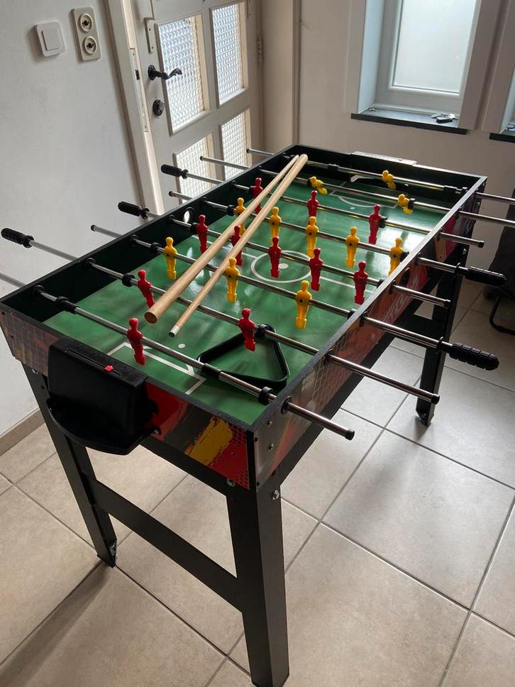 Table multi-jeux (baby-foot, billard, ping-pong…) à vendre, Enfants & Bébés, Jouets | Tables de football, Comme neuf, Enlèvement