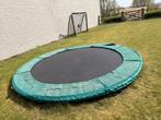 Trampoline Berg InGround 330 + bâche, Enlèvement, Utilisé