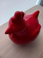 Moderne grote rode kip te koop., Huis en Inrichting, Ophalen